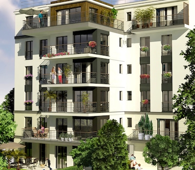 façade programme Jardins Hoche, Issy-les-Moulineaux, Erisma